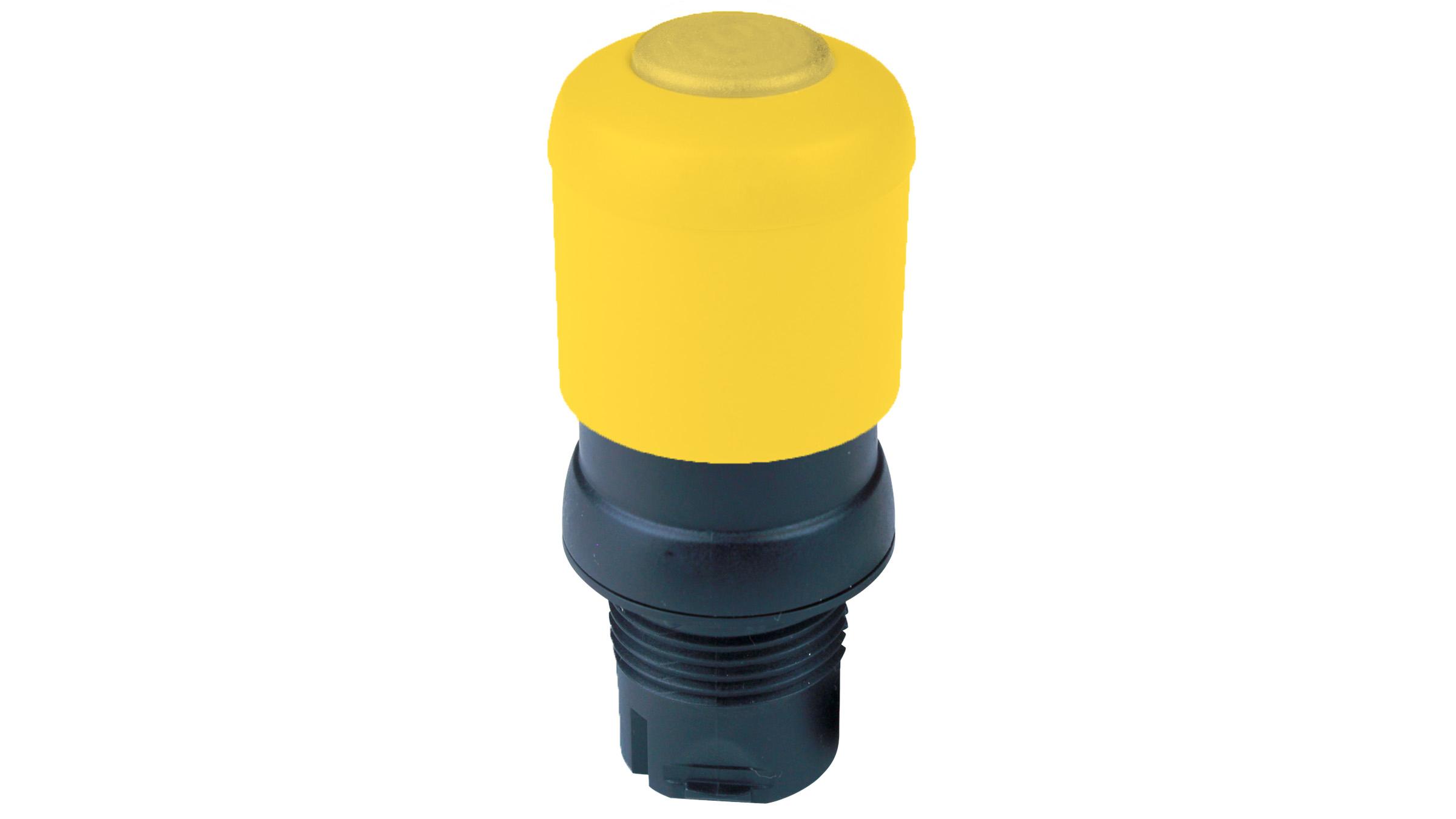 Sprecher + Schuh D7P-LMP35PN3WX11 Sprecher + Schuh D7P-LMP35PN3WX11 - D7 22mm Emergency Stop, Illuminated, Plastic, Mushroom 30mm Push-Pull 2 Position, Yellow, 24V AC/DC Clear LED, Plastic Latch, 1NO 1NC Standard, UL Type 4/4X/13, IP66