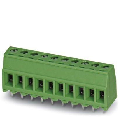 Phoenix Contact 1705621 PCB terminal block, nominal current: 8 A, rated voltage (III/2): 320 V, nominal cross section: 1.5 mmÂ², number of potentials: 10, number of rows: 1, number of positions per row: 10, product range: MKDSD 1,5, pitch: 3.81 mm, connection method: Screw conne