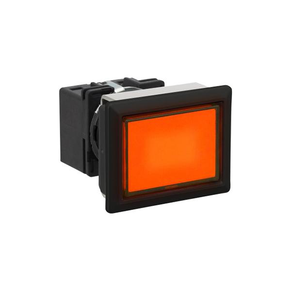 Idec LB8P-1T04VA LB 16mm Pilot light A, Sleek flush mount design,  Standard bezel with 16mm hole size also available,  Bright LED illumination,  27.9mm depth behind the panel,  3PDT contact block available,  5A contact ratings,  IP65 degree of protection,  Metallic or bla