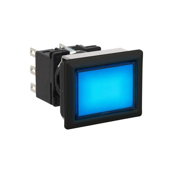 Idec LB8L-A1T23S LB 16mm Illuminated PB DPDT S, Sleek flush mount design,  Standard bezel with 16mm hole size also available,  Bright LED illumination,  27.9mm depth behind the panel,  3PDT contact block available,  5A contact ratings,  IP65 degree of protection,  Metalli