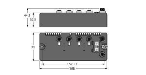 BLCDN-4M12L-2AI-TC-2AI-TC Part Image. Manufactured by Turck.