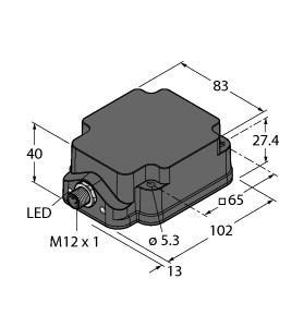 TNSLR-Q80WD-H1147 Part Image. Manufactured by Turck.