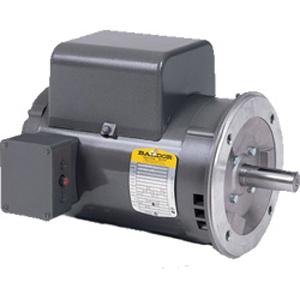 Baldor (ABB) VL1301 General Purpose; 1/3HP; 56C Frame Size; 1800 Sync RPM; 115/230 Voltage; AC; ODP Enclosure; NEMA Frame Profile; Single Phase; 60 Hertz; C-Face; No Base; 5/8" Shaft Diameter; 11.22" Overall Length; 60 Efficiency Full Load