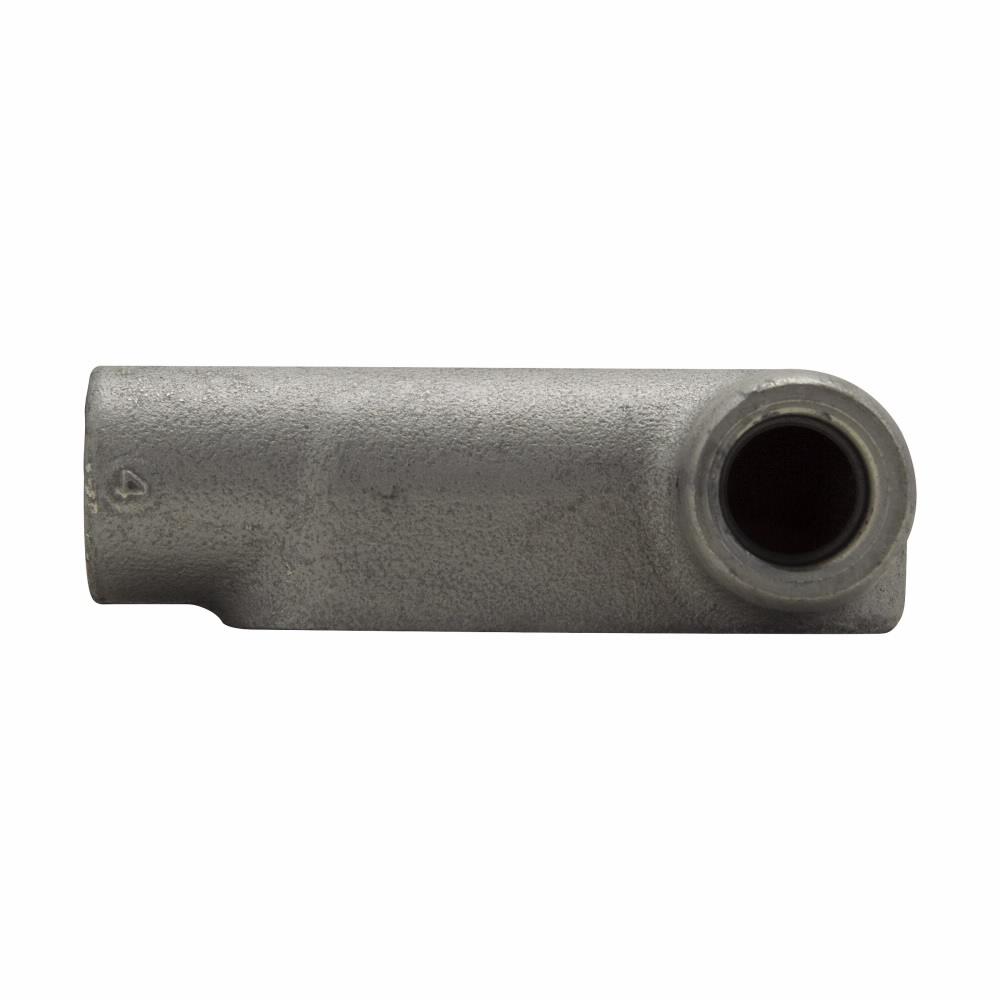 Eaton LR17 SA Eaton Crouse-Hinds series Condulet Form 7 conduit outlet body, Copper-free aluminum, LR shape, 1/2"