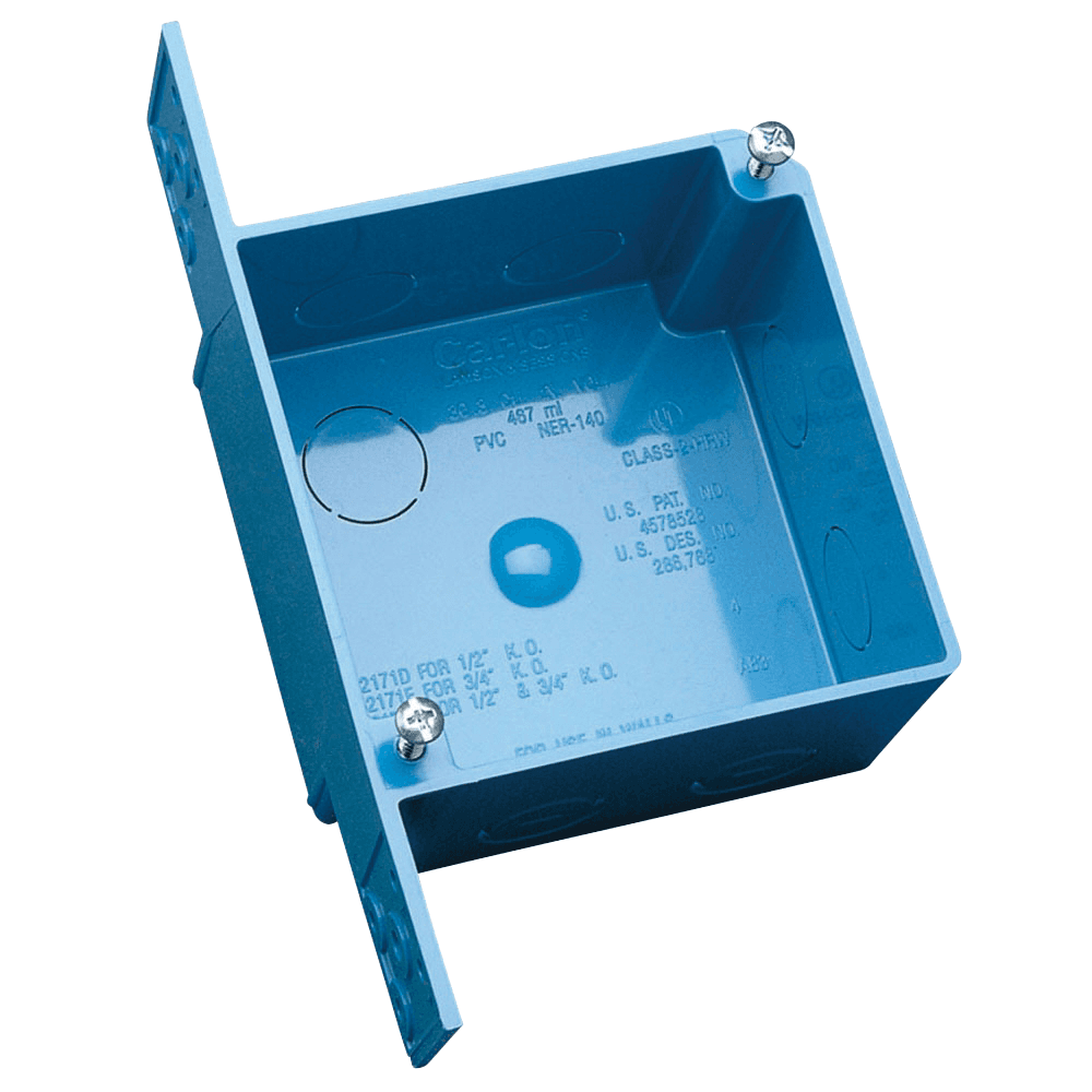 ABB Control A52171E A52171E ABB Control - 4 inch. 30.3 cubic inch. ENT non-metallic outlet box with 3/4 inch. knockouts.