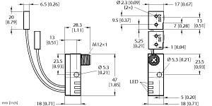 NI2-Q6.5-AP6-0.1-FS4.4X3/S304 Part Image. Manufactured by Turck.