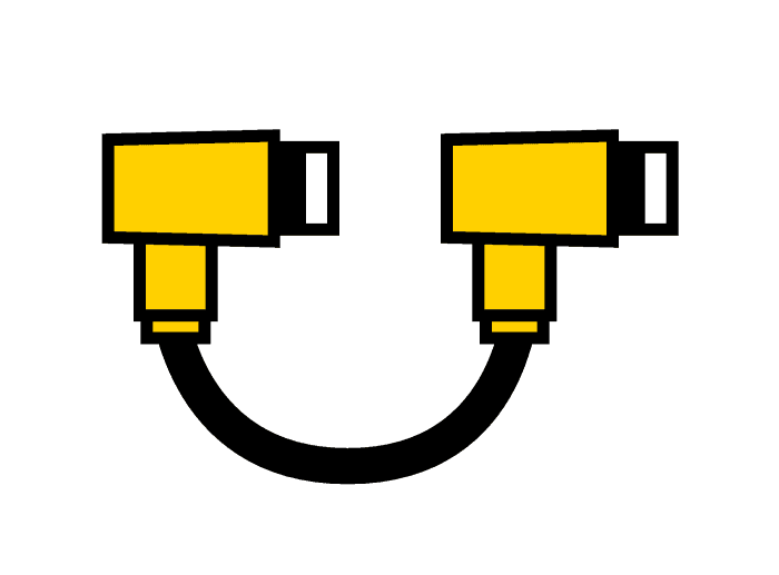 Turck WSC WKC 572-4M DeviceNet™ Cordset, Extension Cordset, , Right angle Male M12 eurofast Connector, Right angle Female M12 eurofast Connector