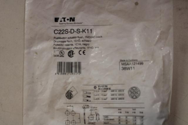 C22S-D-S-K11 Part Image. Manufactured by Eaton.