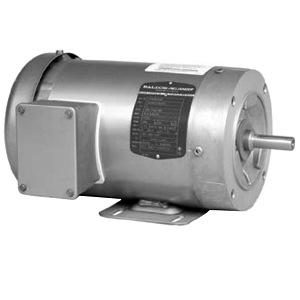 Baldor (ABB) CESWDM3554-5 Washdown Duty Motor; 1.5HP Power; 575VAC at 60HZ Voltage; 3 Phase; 1800RPM Speed; 56C Frame; TENV Enclosure; Foot Mounted; Stainless Steel Frame