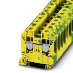 Phoenix Contact 3044212 Ground modular terminal block, connection method: Screw connection, number of connections: 2, cross section: 1.5 mm² - 25 mm², AWG: 16 - 4, width: 12.2 mm, height: 54.4 mm, color: green-yellow, mounting type: NS 35/7,5, NS 35/15