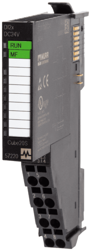 Murr Elektronik 57241 CUBE20S DIGITAL INPUT MODULE DI4, 4x24VDC adjustable input filter