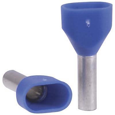 Altech Corp. 2778.0/100 2778.0/100 Altech - H2x2.50/10, Dual Wire, Ferrule, Blue, 23.108