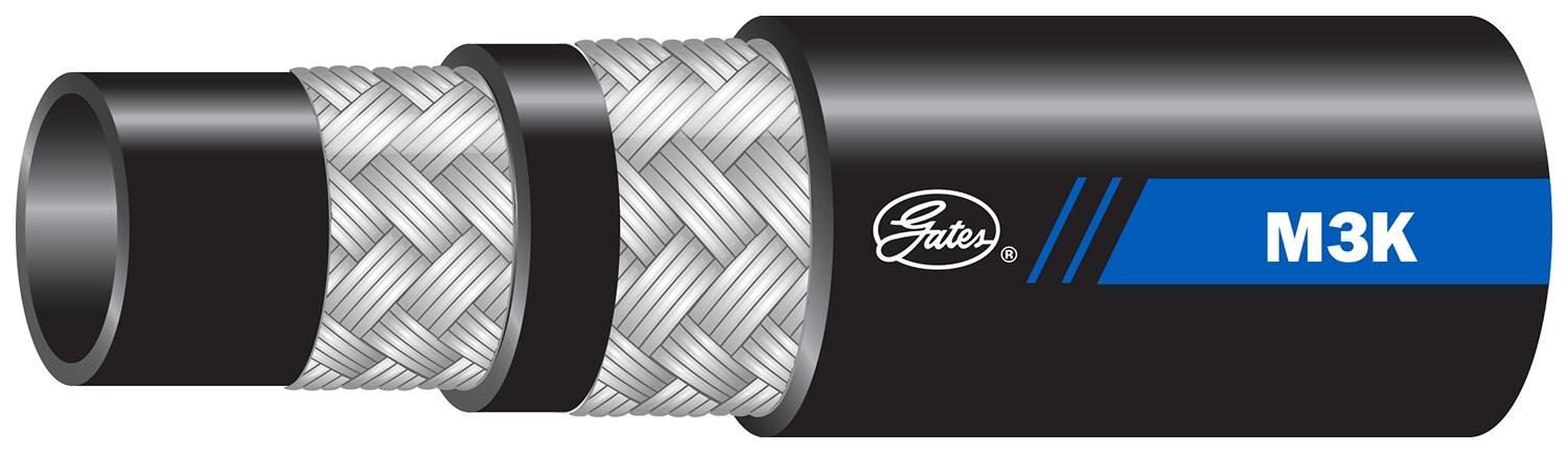 Gates 70490/16M3K XREEL M3K Wire Braid Hose - 225 Bar, 70490 16M3KXREEL