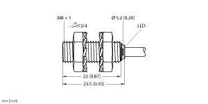 BI1.5-EG08K-AN6X Part Image. Manufactured by Turck.