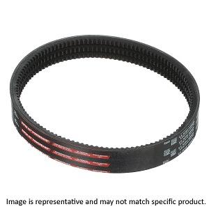 Gates 15/3VX1120 V-Belt; 3VX Series; Banded Cogged Belt Style; 112" Belt Outside Length; 5-5/8" Belt Width; 15 Bands; Polyester Tensile Material; Rubber Outer Material