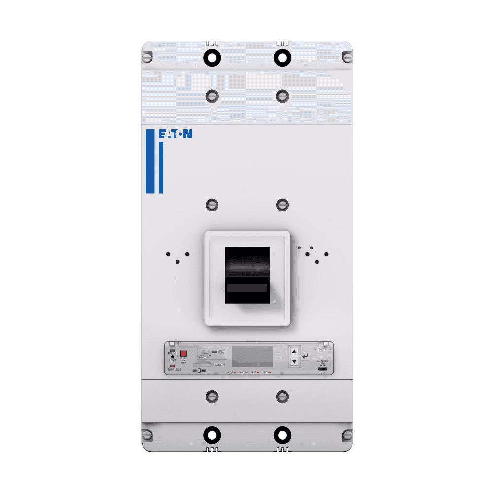 Eaton PDG54M1200E2MN PDG54M1200E2MN Eaton - Eaton Power Defense molded case circuit breaker, Globally Rated, Frame 5, Four Pole (100% N), 1200A, 65kA/480V, PXR20 LSI w/ Modbus RTU & Relays, No Terminals