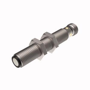 Turck RU40U-M12-AP6X2-H1141 Ultrasonic Sensor, Diffuse Mode Sensor, Max. range 400 mm, Smooth sonic transducer face, Cylindrical housing M12, potted, Connection via M12 × 1 male connector, Teach range adjustable via connection cable, Blind zone: 4 cm, Range: 40 cm, Resolution: 0.5 mm, Aperture angle of sonic cone: ±15 °, Switching output, PNP, programmable via IO-Link, NO/NC programmable, IO-Link