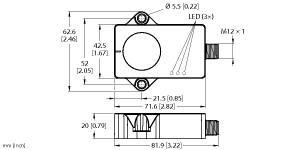 B2N85H-QR20-2LI2X3-H1151 Part Image. Manufactured by Turck.