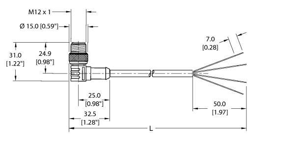 WS 4.4T-5.2 Part Image. Manufactured by Turck.