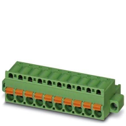 Phoenix Contact 1796005 PCB connector, nominal cross section: 2.5 mmÂ², color: green, nominal current: 12 A, contact surface: Tin, type of contact: Female connector, number of potentials: 3, number of rows: 1, number of positions: 3, number of connections: 3, product range: FKC 