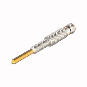 Turck NIMFE-EM12/4.9L88-UP6X-H1141/S1182 Magnetic Field Sensor, For Detection of M6 Weld Nuts, For Detection of Ferromagnetic Parts, Threaded barrel, M12 x 1, Stainless steel, 1.4301, DC 3-wire, 10…30 VDC, NC/NO parametrizable with teach adapter VB2‐SP1, M12 x 1 male connector