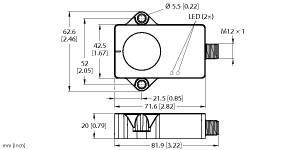 B1N360V-QR20-2LI2X3-H1151 Part Image. Manufactured by Turck.