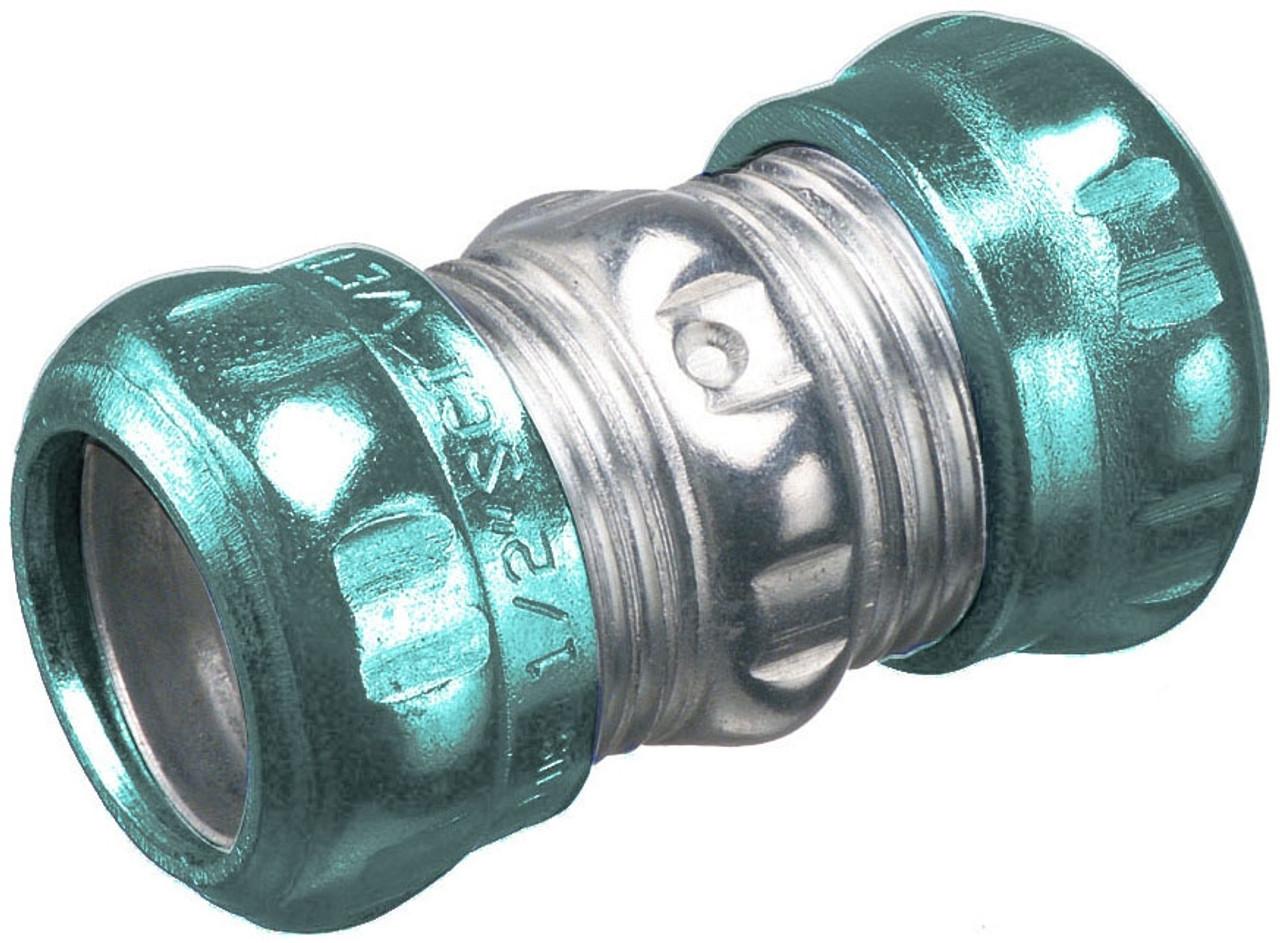 Arlington Industries 837RT EMT Rain Tight Compression Couplings, 3", Silver