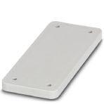Phoenix Contact 1661121 HEAVYCON cover plate, for wall cutouts of type B16, 7 mm thick, gray