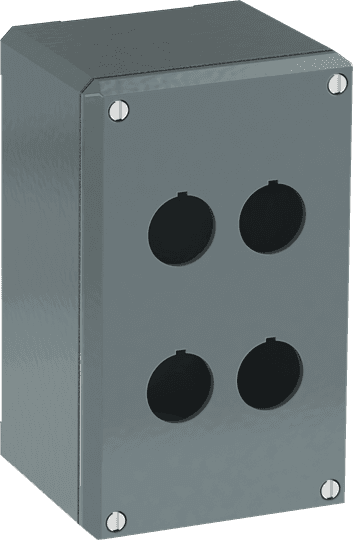 ABB Control 080SP-4 080SP-4 ABB Control - 4-HOLE ENCLOSURE GREY ALUMINUM