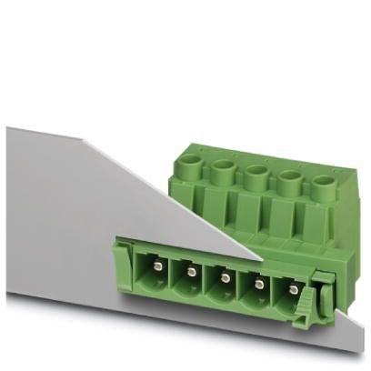 Phoenix Contact 1703399 Feed-through connector, nominal cross section: 16 mmÂ², color: green, nominal current: 76 A, rated voltage (III/2): 1000 V, contact surface: Silver, type of contact: Male connector, number of potentials: 4, number of rows: 1, number of positions: 4, numbe