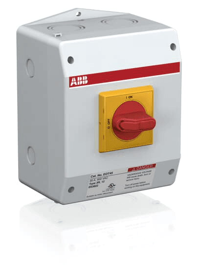 ABB Control EOT45U3P3-1S1 EOT45U3P3-1S1 ABB Control - 60A NF NM 3R/12 1NO AX CNT RED