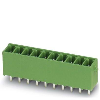 Phoenix Contact 1731523 PCB headers, nominal cross section: 1.5 mmÂ², color: green, nominal current: 8 A, rated voltage (III/2): 160 V, contact surface: Tin, type of contact: Male connector, number of potentials: 6, number of rows: 1, number of positions: 6, number of connection