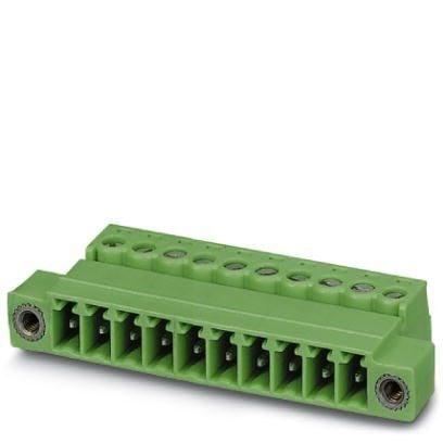 Phoenix Contact 1858170 PCB connector, nominal cross section: 1.5 mmÂ², color: green, nominal current: 8 A, rated voltage (III/2): 160 V, contact surface: Tin, type of contact: Male connector, number of potentials: 16, number of rows: 1, number of positions: 16, number of connec