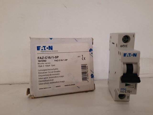 FAZ-C15/1-SP Part Image. Manufactured by Eaton.