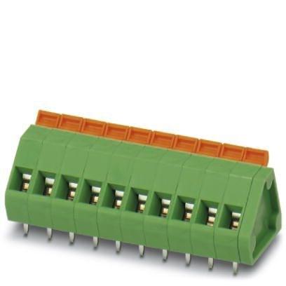 Phoenix Contact 1904558 PCB terminal block, nominal current: 16 A, rated voltage (III/2): 400 V, nominal cross section: 1.5 mmÂ², number of potentials: 3, number of rows: 1, number of positions per row: 3, product range: ZFKDS(A) 1,5-W, pitch: 5.08 mm, connection method: Spring-