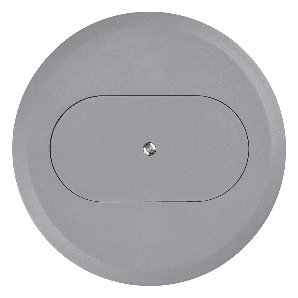 ABB Control E97DSS E97DSS ABB Control - Cover for Round Floor Box, Diameter 5.69 Inches, Color Slate, Non-Metallic, For use with Duplex Devices