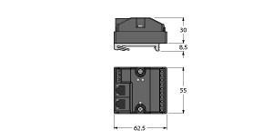 FEN20-4IOL-DIN Part Image. Manufactured by Turck.