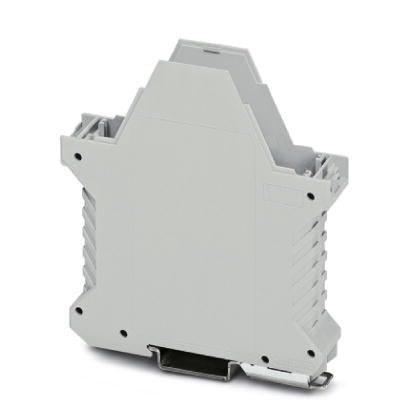 Phoenix Contact 2854445 DIN rail housing, Lower housing part with metal foot catch, tall design, without vents, width: 22.6 mm, height: 99 mm, depth: 107.3 mm, color: light grey (7035), cross connection: without bus connector, number of positions cross connector: not relevant