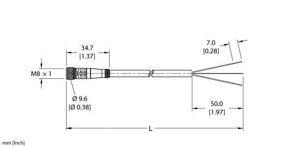 PKG 3M-10/S90/S101 Part Image. Manufactured by Turck.