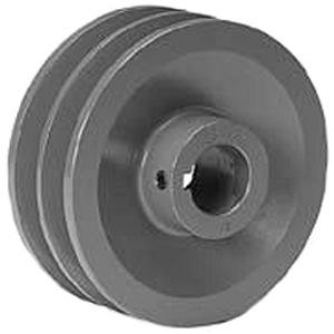 Gates 2BK40 7/8 7/8" Bore; 2 Grooves; 3.95" Outside Diameter; Finished Bore; 4L | A | 5L | B Belt Series; 3.2" Pitch Minimum; 3.6" Pitch Maximum; Keyway