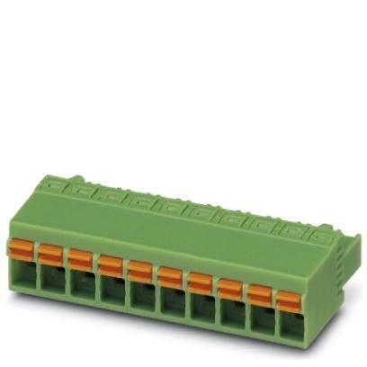 Phoenix Contact 1754584 PCB connector, nominal cross section: 2.5 mmÂ², color: green, nominal current: 12 A, rated voltage (III/2): 320 V, contact surface: Tin, type of contact: Female connector, number of potentials: 4, number of rows: 1, number of positions: 4, number of conne