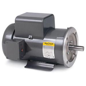 Baldor (ABB) CL3515T General Purpose; 2HP; 145TC Frame Size; 3600 Sync RPM; 115/230 Voltage; AC; TEFC Enclosure; NEMA Frame Profile; Single Phase; 60 Hertz; C-Face and Foot Mounted; Base; 7/8" Shaft Diameter; 3-1/2" Base to Center of Shaft; 14.19" Overall Length