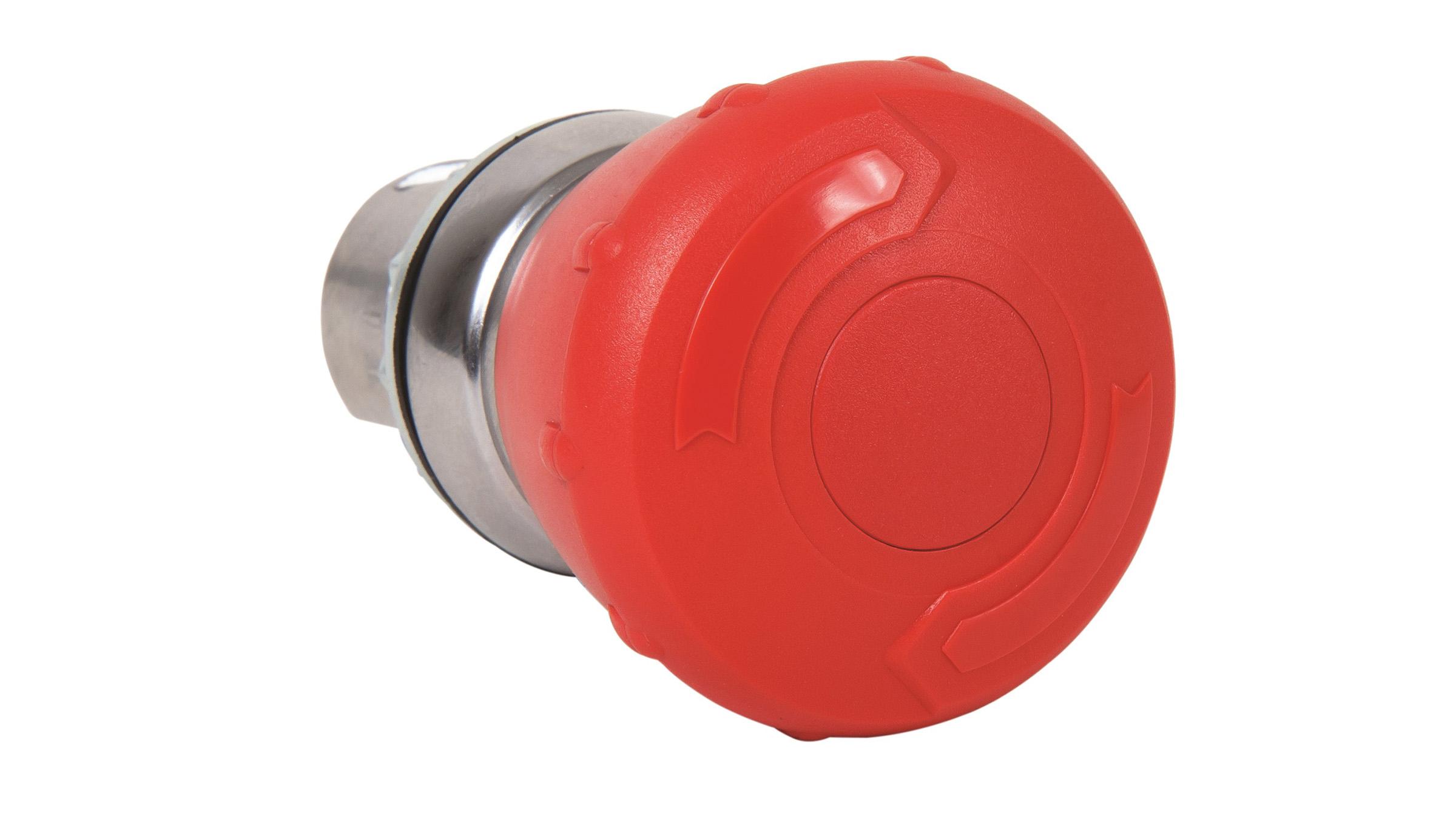 Sprecher + Schuh D7M-MT44PX06 Sprecher + Schuh D7M-MT44PX06 - D7 22mm Emergency Stop, Non-Illuminated, Metal, Twist-to-Release 40mm Non-Keyed, Red, Plastic Latch, 6NC Standard, UL Type 4/13, IP66