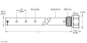 LSCT-34-0500 Part Image. Manufactured by Turck.