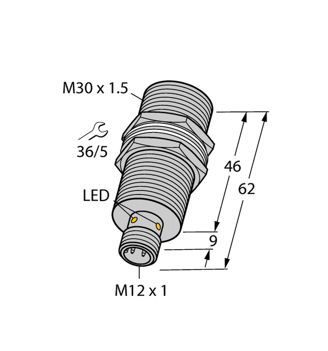 BI12-MT30H-AD4X-H1144 Part Image. Manufactured by Turck.