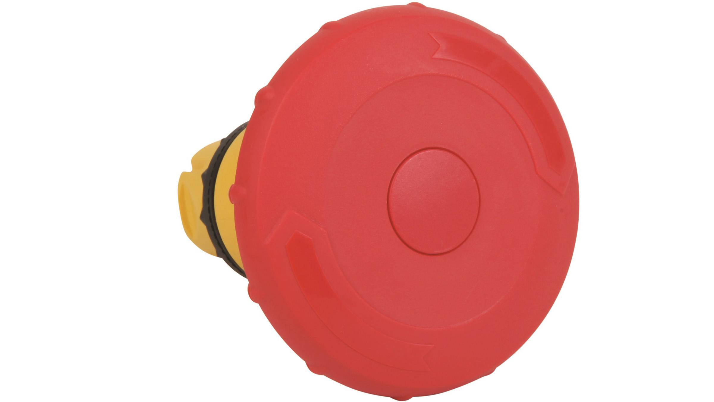 Sprecher + Schuh D7P-MT64PX10 Sprecher + Schuh D7P-MT64PX10 - D7 22mm Emergency Stop, Non-Illuminated, Plastic, Twist-to-Release 60mm Non-Keyed, Red/Yellow, Plastic Latch, 1NO Standard, UL Type 4/4X/13, IP66