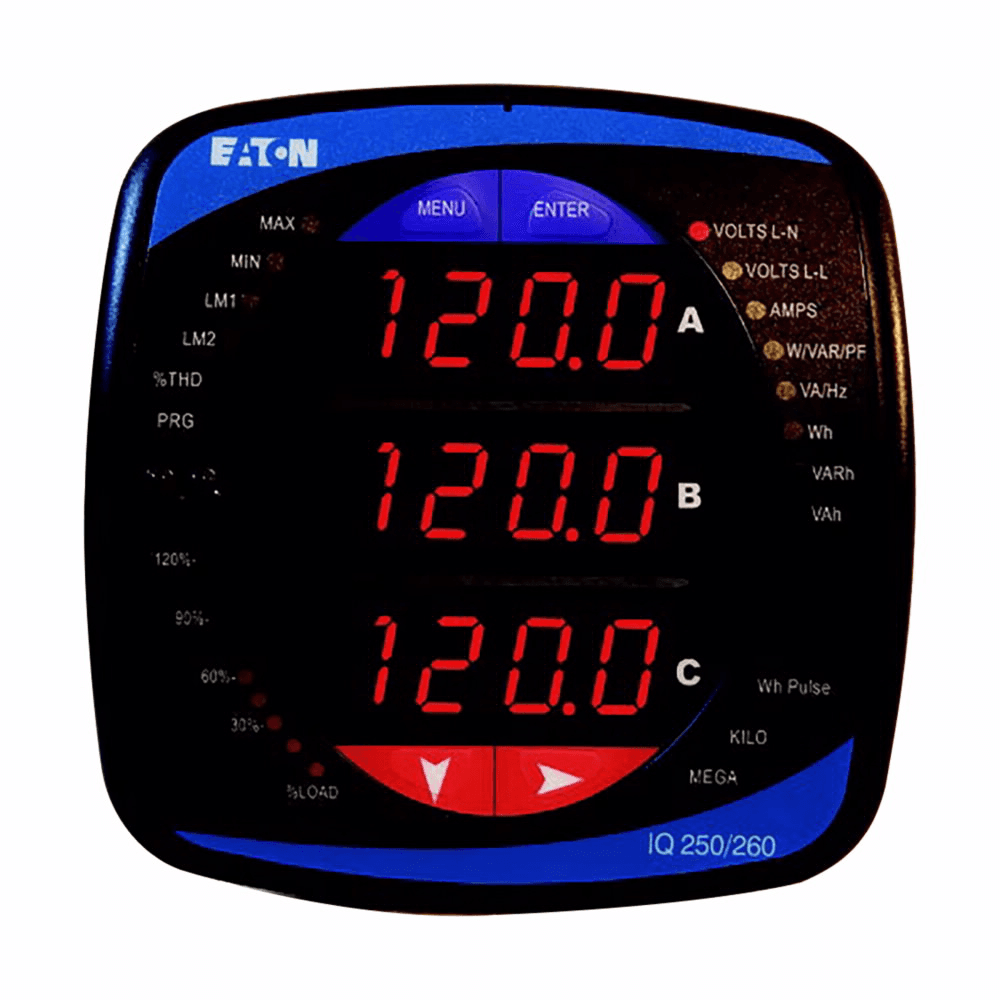 Eaton IQ130TA6541 IQ130TA6541 Eaton - IQ 130 Electronic Power Meter, Transducer only (no display), 60 Hz, 5A secondary, 24-48 Vdc power supply, Modbus RTU and KYZ pulse