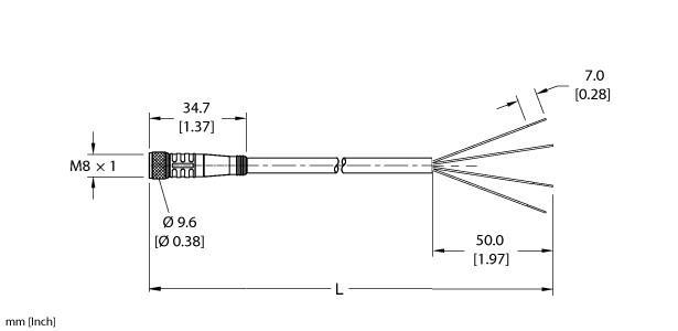 PKG 3M-1/S90/S618 Part Image. Manufactured by Turck.