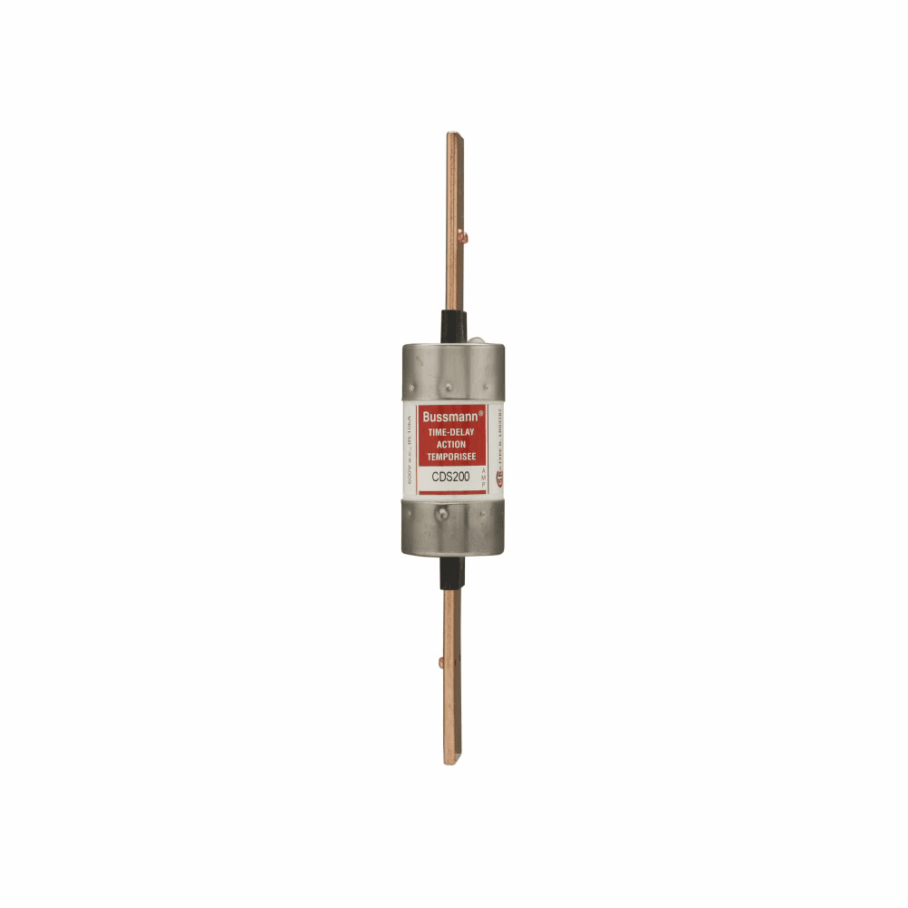 Cooper Bussmann CDS200 CDS200 Cooper Bussmann - Eaton Bussmann series time-delay CDS type D fuse, 600V, 200A, 10 kAIC, Non Indicating, Time delay, type D, Knife Blade End X Knife Blade End