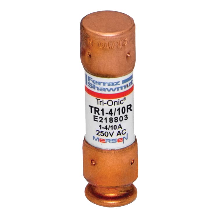 Mersen TR1-4/10R TR1-4/10R Mersen - Fuse TR-R - Class RK5 - Time-Delay 250VAC 250VDC 1.4A Ferrule Tri-Onic®